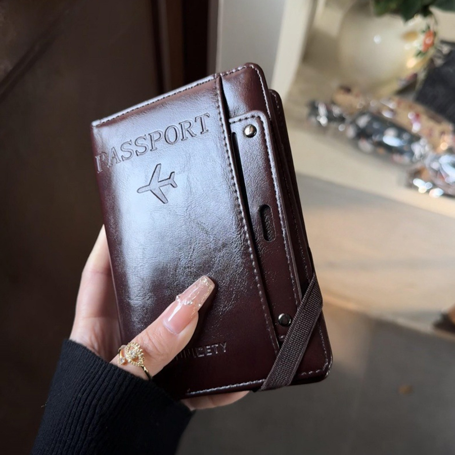 Travel Accessories In Bulk - Dompet dan tempat paspor dalam satu,