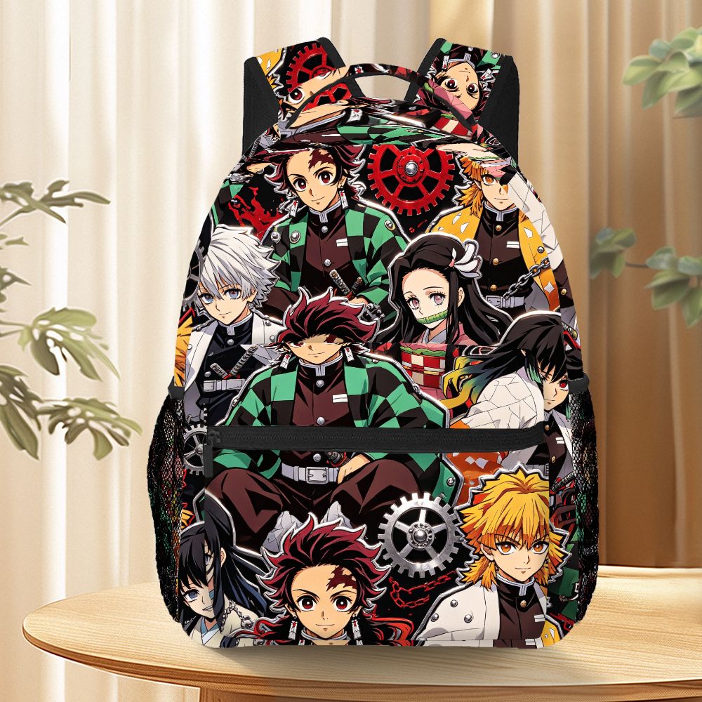 Travel Packing Accessories - Ransel Anime Demon Slayer Tas Sekolah