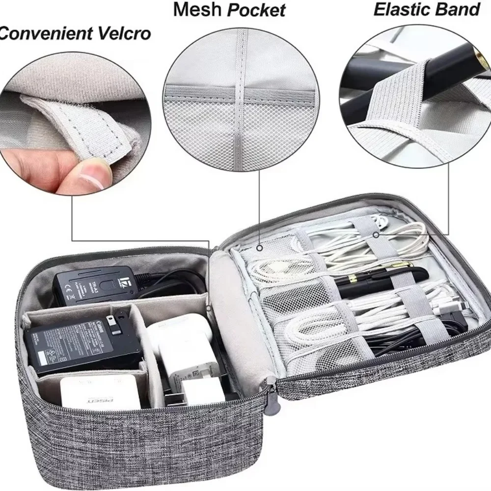 Travel Accessories And Gadgets - Tas Penyimpanan Digital Portabel untuk Perjalanan,