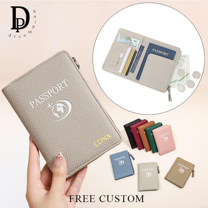 Passport Holder Rfid - Dompet Paspor Wanita RFID Kulit PU
