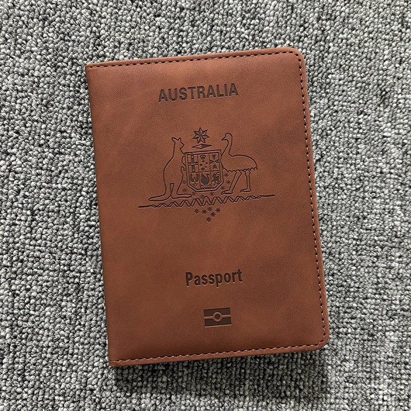 Passport Holder Rfid - Australia sampul paspor dompet perjalanan pemblokir