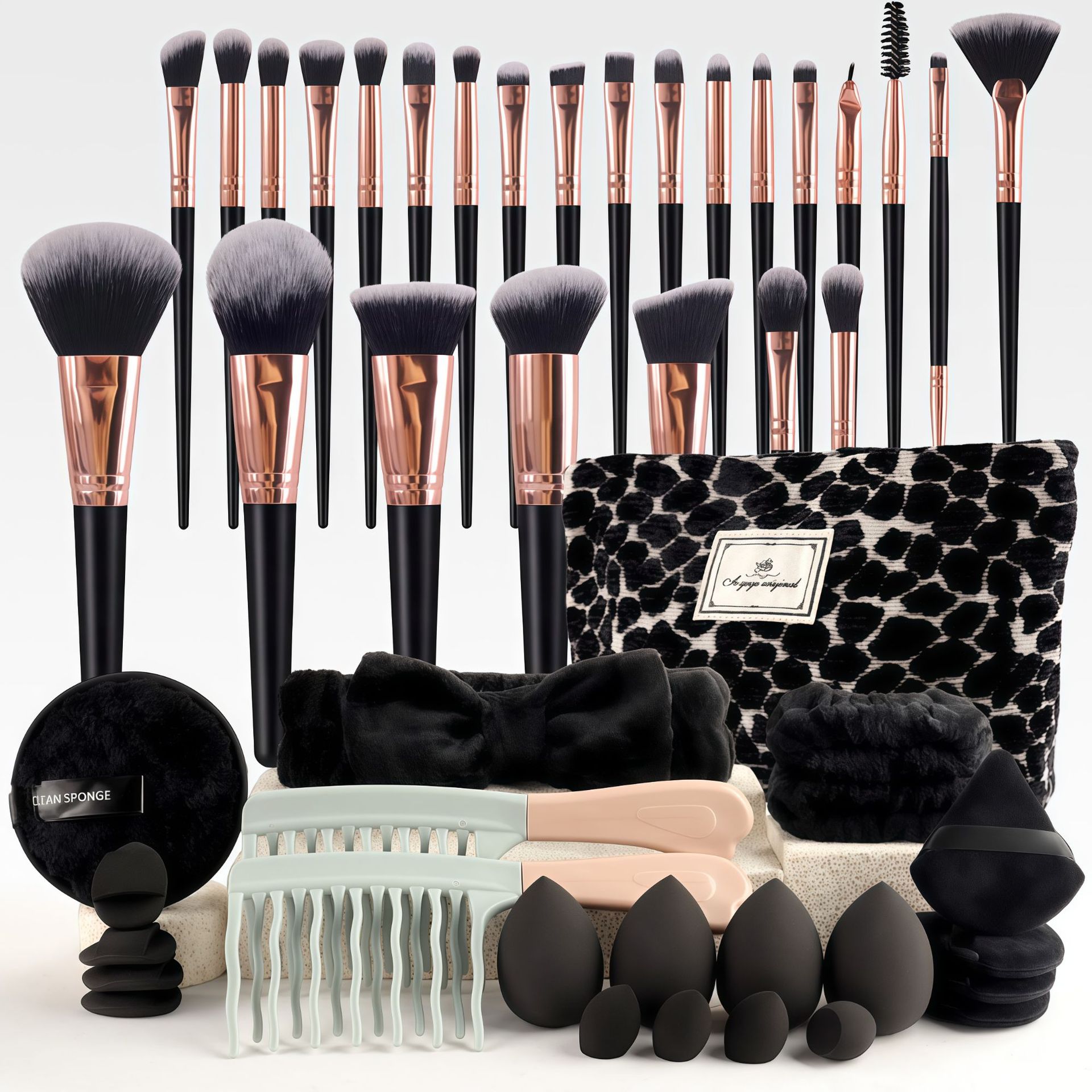 Set Kuas Makeup Gaya Chic deng - Travel Accessories And Bags ulasan dan harga