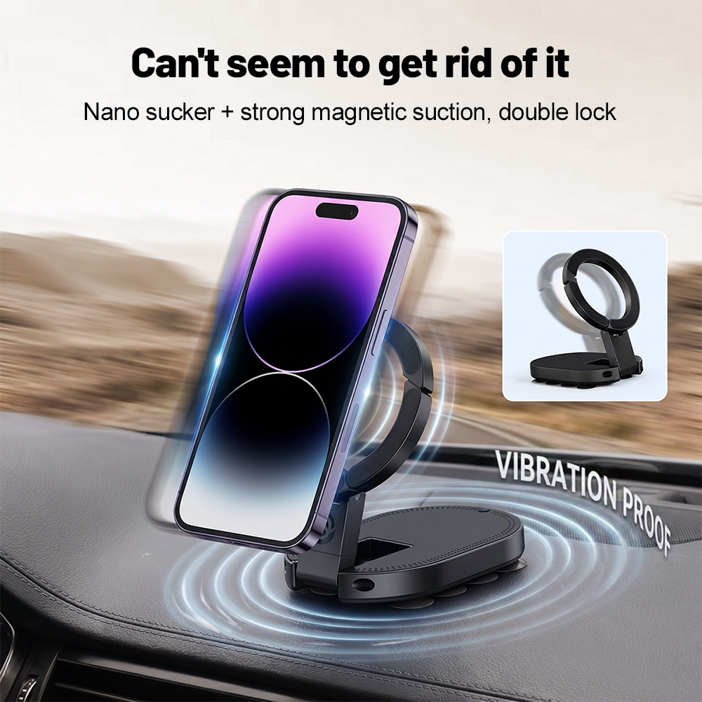 360 °   Penyangga Ponsel Magne - Travel Accessories And Gadgets ulasan dan harga