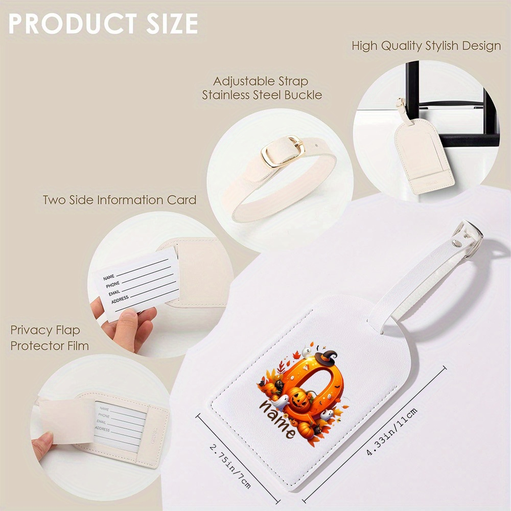 Tag Bagasi Bertema Halloween K - Travel Accessories As Gifts ulasan dan harga
