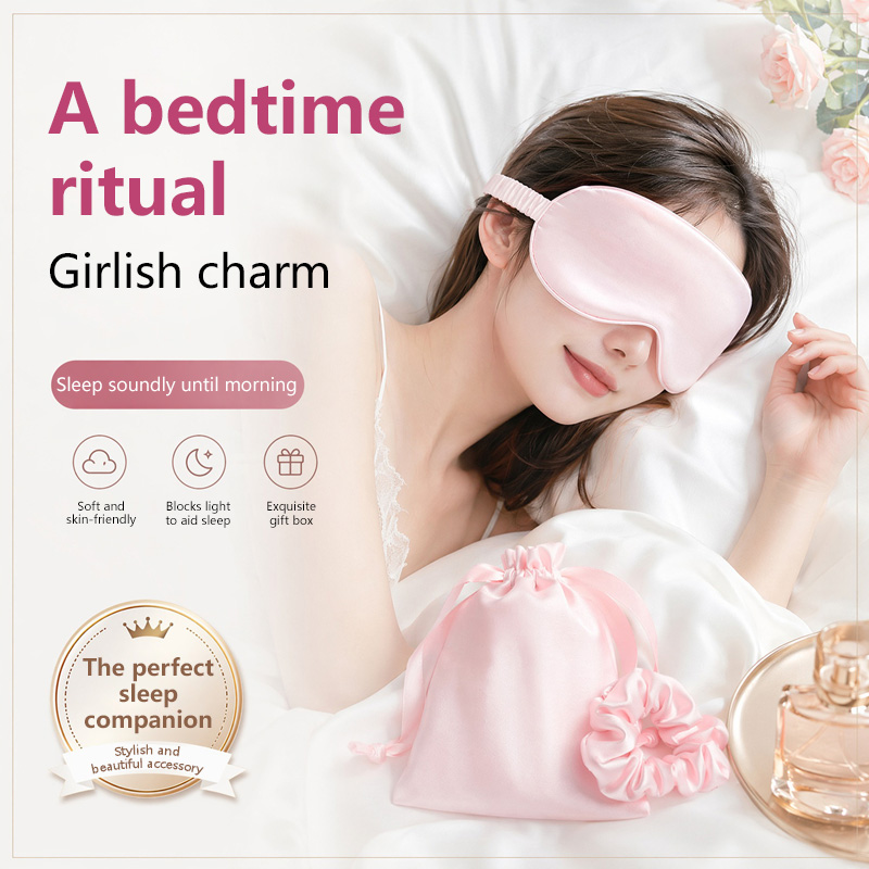 Set 3Pcs Masker Mata Sutra Pen - Travel Packing Accessories ulasan dan harga