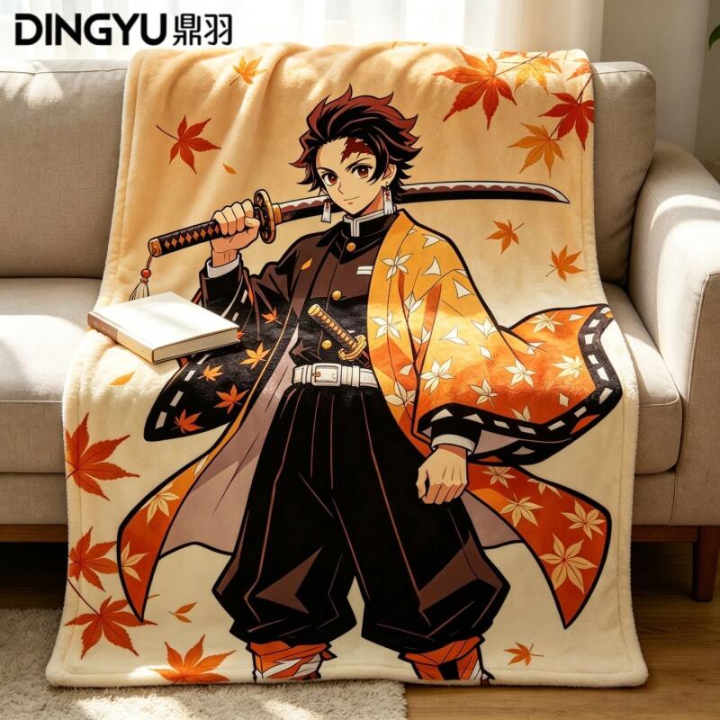 Selimut Flanel Anime Demon Sla - Travel Accessories As Gifts ulasan dan harga