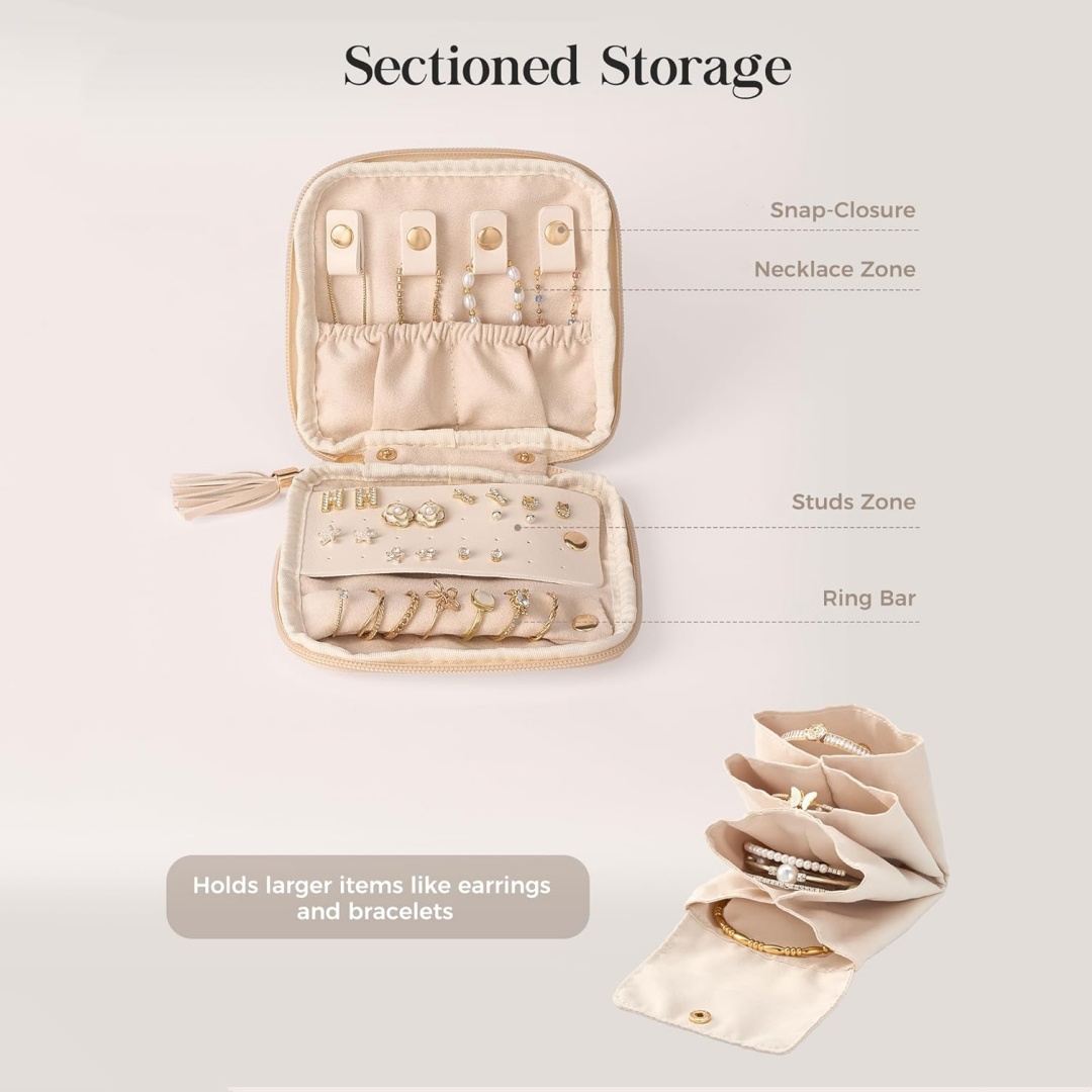 Kotak Penyimpanan Perhiasan Le - Travel Jewellery & Accessories Organiser ulasan dan harga