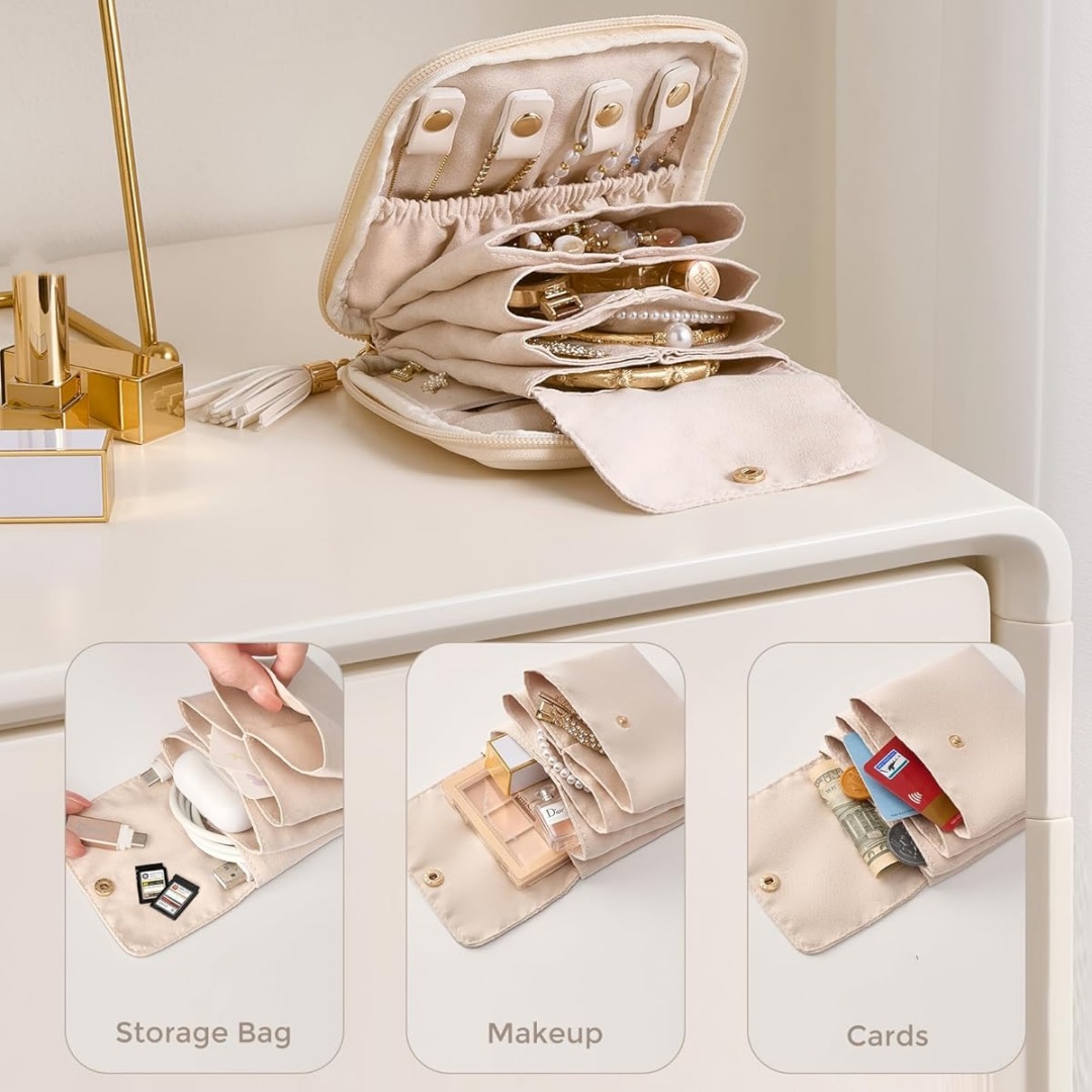 Kotak Penyimpanan Perhiasan Le - Travel Jewellery & Accessories Organiser ulasan dan harga