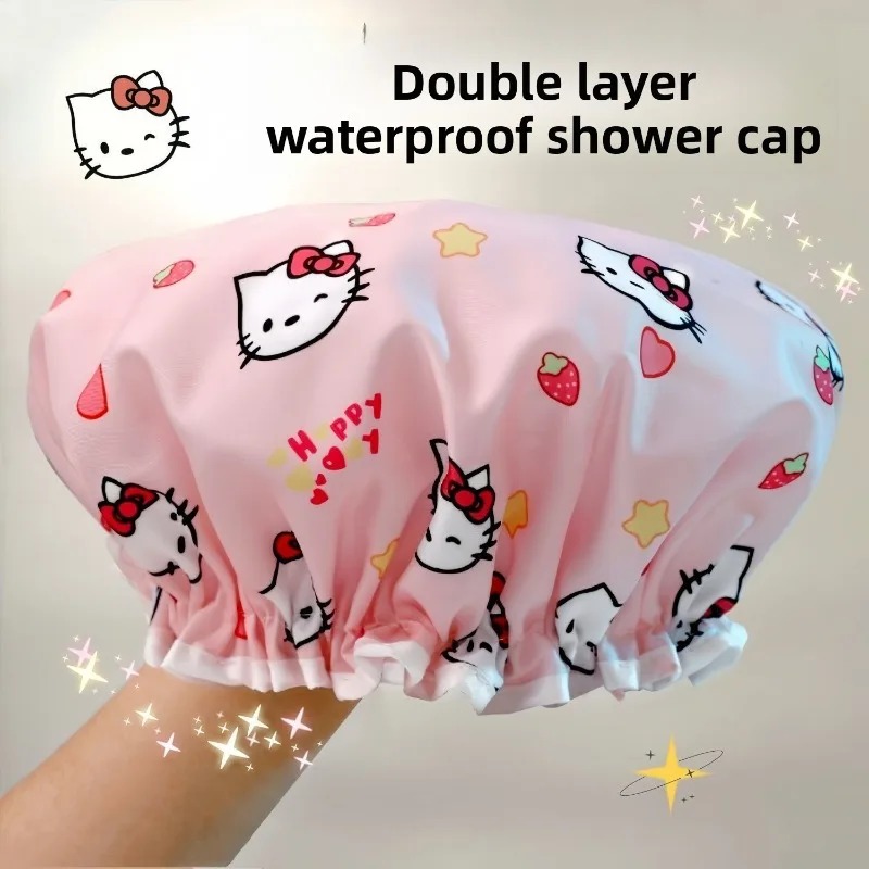 Topi Mandi Tahan Air Lapisan G - Travel Accessories In Bulk ulasan dan harga