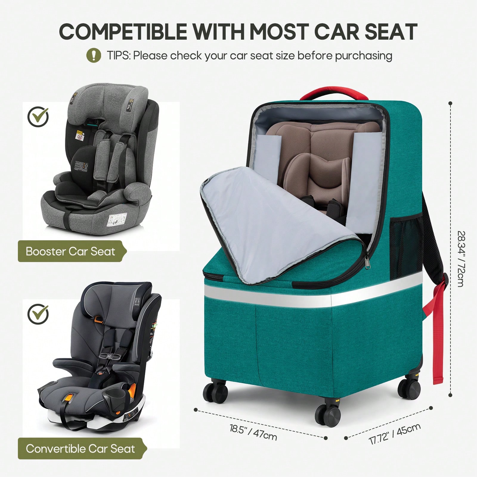 Tas Perjalanan Kursi Mobil Ber - Car Seat Travel Bag ulasan dan harga