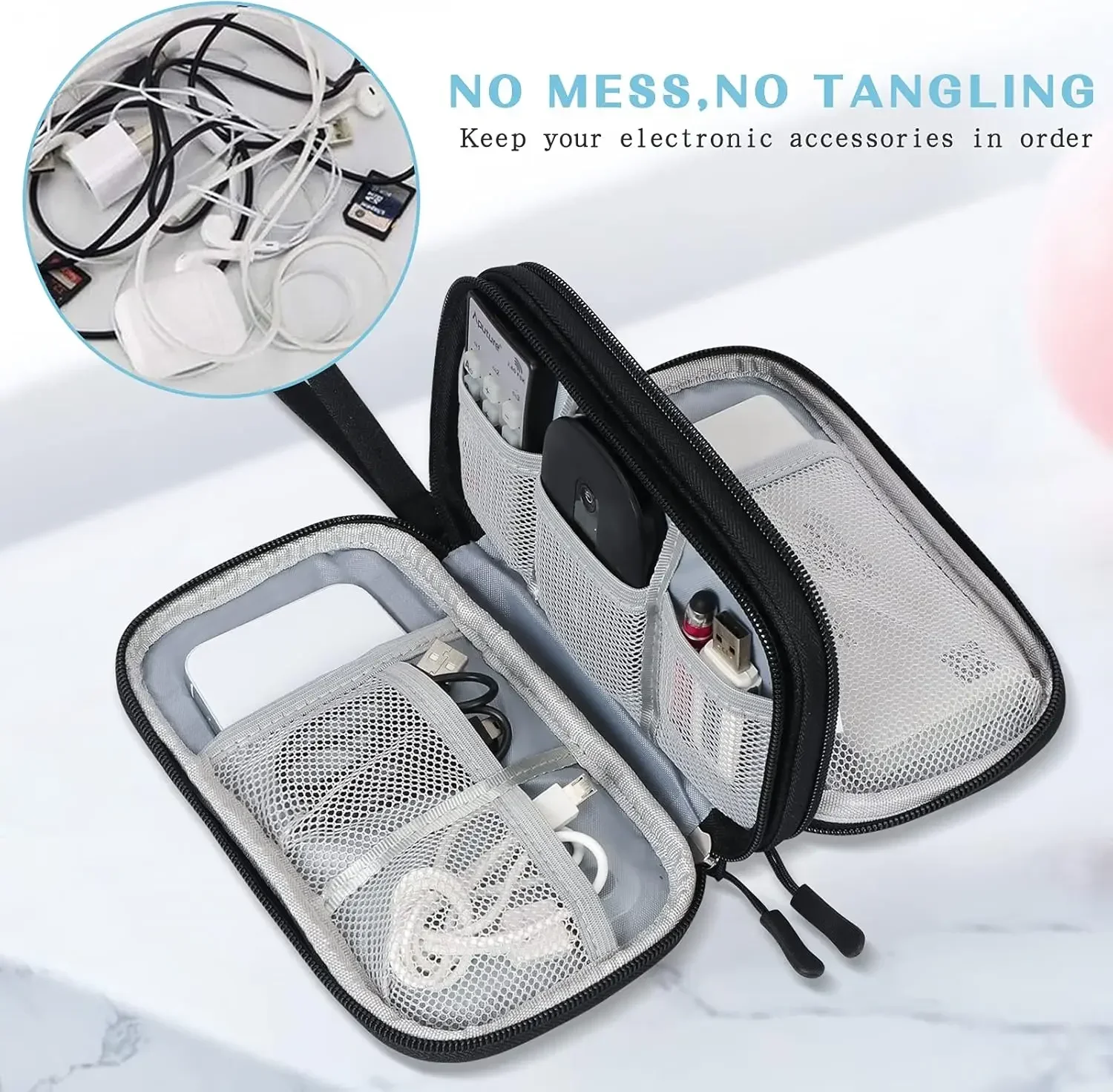 Tas Kabel Perjalanan, Kantong  - Travel Packing Accessories ulasan dan harga