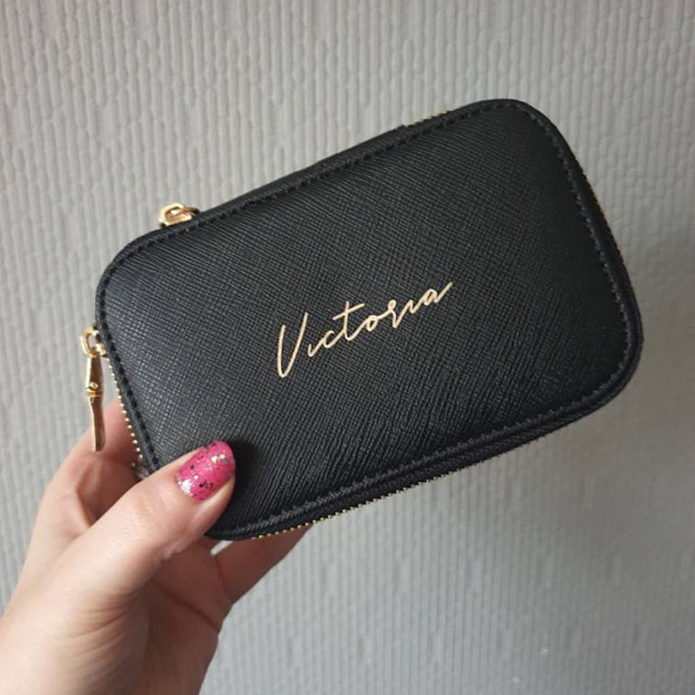Pribadi Kotak Perhiasan dengan - Travel Jewellery & Accessories Organiser ulasan dan harga
