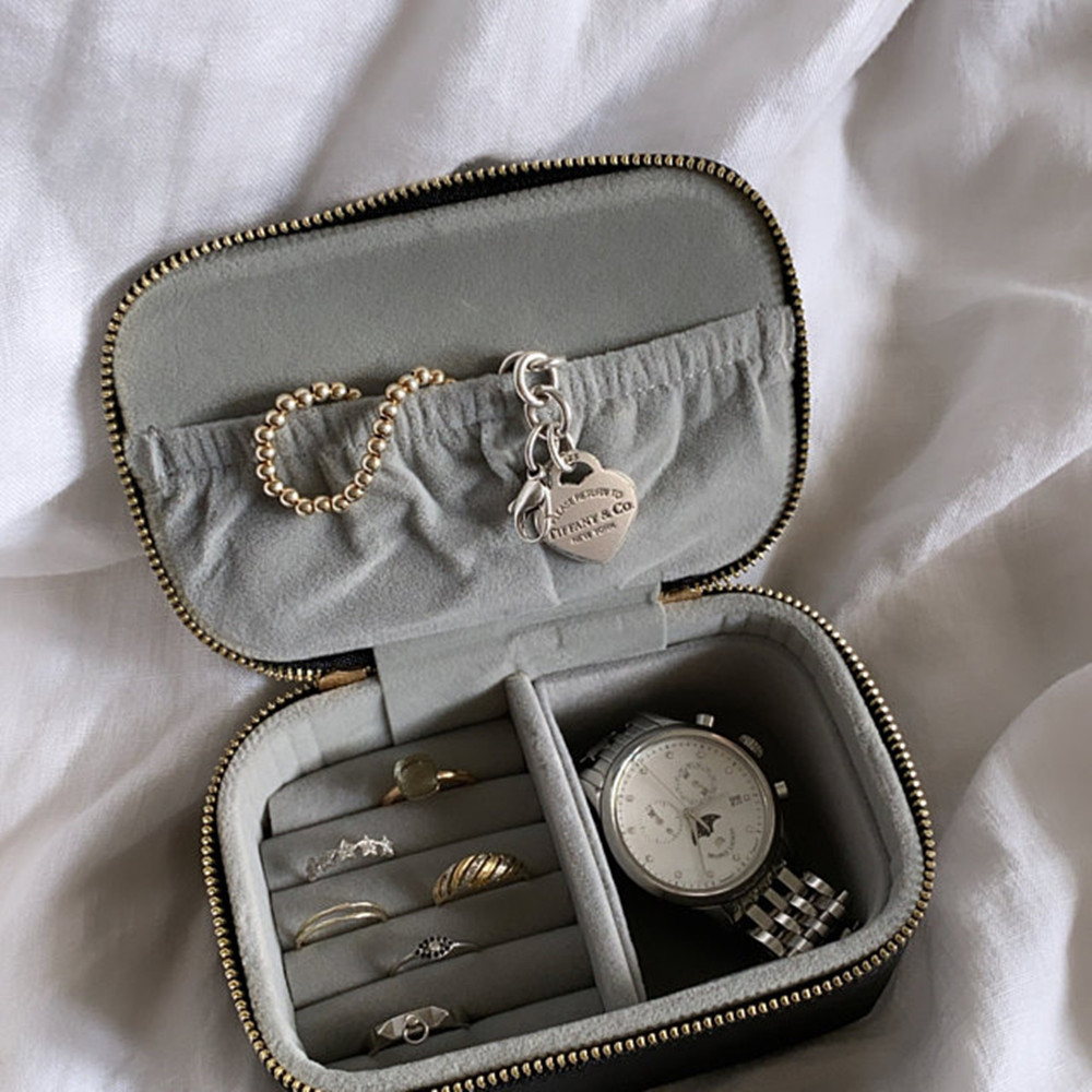 Pribadi Kotak Perhiasan dengan - Travel Jewellery & Accessories Organiser ulasan dan harga