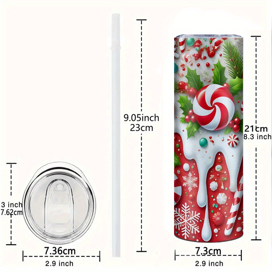 1 buah, Tumbler Stainless Stee - Travel Accessories To 3D Print ulasan dan harga